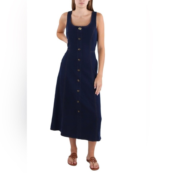 Anne Klein Dresses & Skirts - NWT Anne Klein Denim Sleeveless Midi Dress